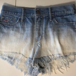 Ombré fringe Hollister Jean shorts
